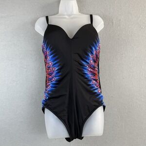 Miraclesuit Swimsuit Women Size 16 Temptation One-Piece Ruched Slimming